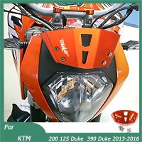 Motorcycle Windshield Windscreen Headlight Cover Panel Fairing Screen For KTM DUKE125 DUKE200 All Years DUKE 390 2013 -2016 2015