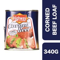 ?Product of UAE? Highway Corned Beef 340g ++ ไฮเวย์ คอร์นบีฟ เนื้ออบกระป๋อง 340 กรัม