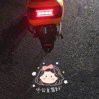 Hot-selling car projection lamp electric vehicle projector always on tram static cartoon welcome light battery car tail light motorcycle