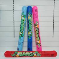 TOY WORLD กระบองเป่าลมไดโนเสาร์ BANG แพ็คคู่คละสี (2ชิ้น)