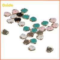 OSIDE 80ชิ้นค่ะ เครื่องรางเคลือบโลหะผสม 11มม. 11มม. 4สีค่ะ จี้แมวน่ารัก เครื่องรางลูกแมว โลหะผสมอัลลอยด์ สำหรับทำเครื่องประดับ