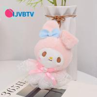 IJVBTV Cinnamoroll อุปกรณ์เสริมกระเป๋า แมว KT มายเมโลดี้ ตุ๊กตาสัตว์ยัดไส้ Cinnamoroll พวงกุญแจ plushie เครื่องประดับแขวนประดับ จี้ตุ๊กตา kulomi พวงกุญแจตุ๊กตาคูโรมิ พวงกุญแจลายการ์ตูน