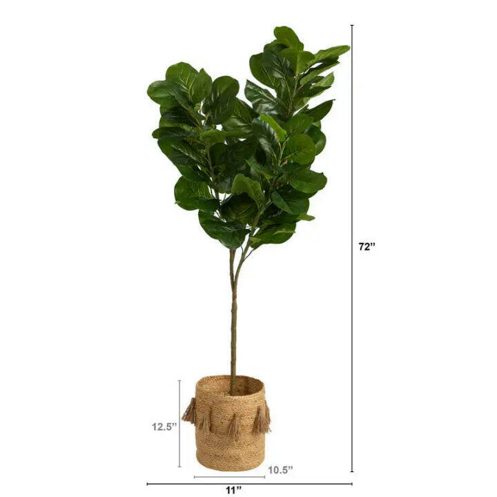 6-fiddle-leaf-fig-ต้นไม้ประดิษฐ์ในชาวไร่