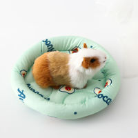 หนูแฮมสเตอร์ Cooling Nest Breathable ดูดซับความร้อนในร่างกาย Air Permeable Soft Small Animal Cool Bed Nest สำหรับหนูแฮมสเตอร์ในร่ม Cooling Mat