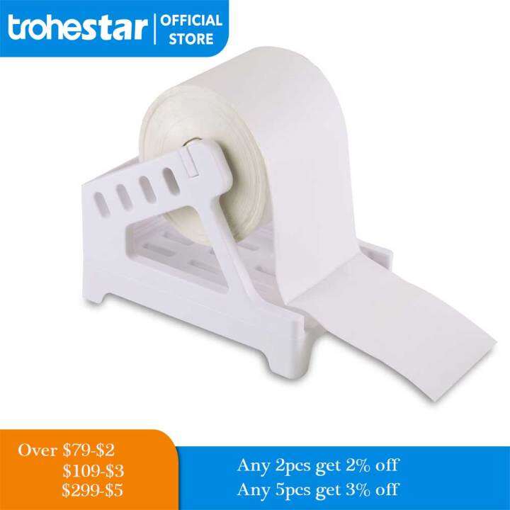 Trohestar Label Holder for Rolls and Fanfold Labels Work with Desktop