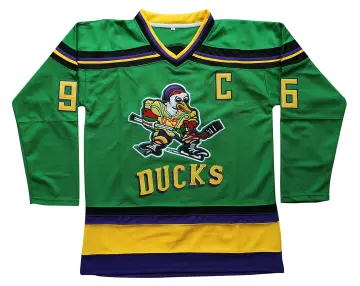 The Mighty Ducks Movie White Retro Ice Hockey Jersey 96# Conway