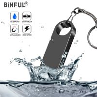 【CW】 BiNFUL Metal waterproof USB Flash drive 32GB USB 2.0 music pen drive 4GB 8GB 16GB 64GB 128GB usb memory storage devices U disk