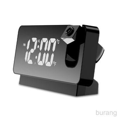 ▲☬ Plastic xProjection xAlarm xClock Portable Removable Electronic xThermometer [LED Screen] [USB Powered] burang