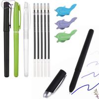 COKERCOOK โดยอัตโนมัติ สีฟ้า สมุดลอกร่อง ปากกาหายอัตโนมัติ หมึกล่องหน รีฟิลที่หายไป ชุดปากกาเมจิก