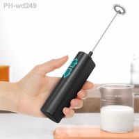 Mini Electric Whisk Foamer Blender Wireless Coffee Whisk Mixer Handheld Egg Beater Cappuccino Frother Mixer Kitchen Whisk Tools