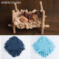 [High-end blanket] ผ้าห่มถักเปียเบาะปูรองการถ่ายภาพเด้กทารกถักด้วยมือแผ่นถักพื้นผิวพรมฟิลเลอร์อุปกรณ์ประกอบฉาก