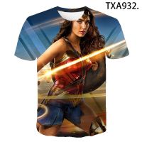 2023 newsummer 3D พิมพ์ Street สไตล์เสื้ออะนิเมะเสื้อยืด3D ภาพยนตร์ Wonder TEE ผู้ชายผู้หญิงแฟชั่นเสื้อยืดพิมพ์เสื้อลำลอง