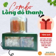 Combo bánh lòng đỏ thanh 500ml + hộp 4 gói dùng thử bánh ăn dặm cho bé Có