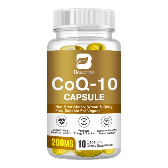 Beworths coq10 capsules 200 mg coenzyme q10 dành cho người ăn chay để cung - ảnh sản phẩm 1