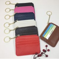 【CC】◆  Leather Thin Coin Purses Womens Small Change Money Wallets Holder Functional Card Wallet