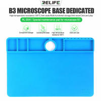 【YY】Microscope Special Repair Mat Base Desk Silicone Pad Heat Insulation For Microscope BGA Soldering Repair RL-004I B3 RL-004M B1