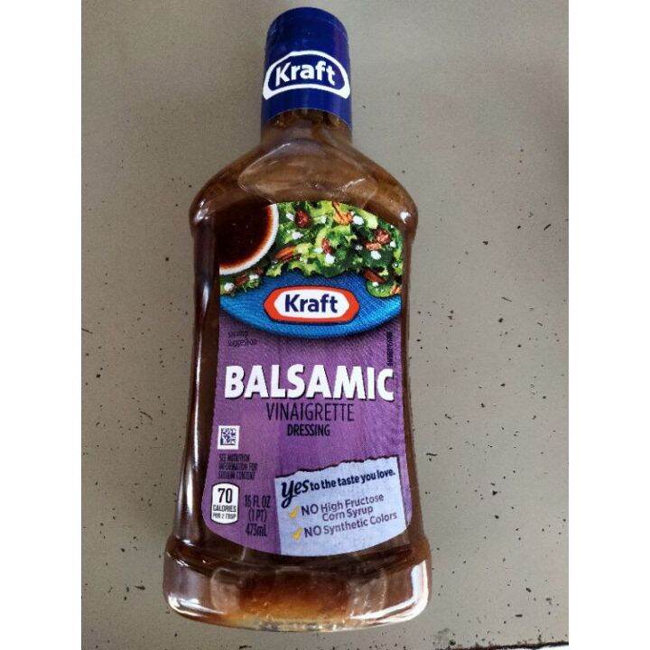 🔹 🎯 Kraft Balsamic Vinaigrette Dressing 473ml ราคาถูกใจ Lazada.co.th