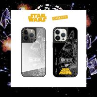 Casetify เคสโทรศัพท์มือถือ ซิลิโคน ลาย Star Wars Millennium Falcon พร้อมกระจก สําหรับ For iPhone 7 8 Plus X XS XR 11 12 13 Pro Max SE 2022