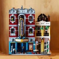 LEGO Creative Expert Jazz Club Pizzeria Shop Model Moc Modular Houses Building Blocks Bricks Compatible 10312 Kid Toys Gift