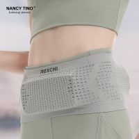 Outdoor Running  Waist Bag Large Capacity Breathable Storage Bag Nylon Elastic Breathable Hike Cycling Silicone Anti-slip Fanny Running Belt