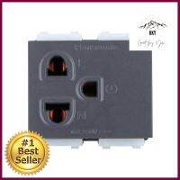 เต้ารับเดี่ยว 3 ขา PANASONIC WEG1191HK สีเทาSINGLE SOCKET PANASONIC WEG1191HK 3 PIN GREY **ทักแชทได้ค่ะ ยินดีบริการ**