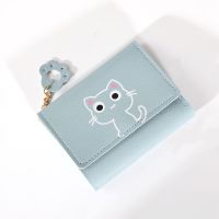 【CW】∏♝✁  New Short Leather Wallet Small Purse Money Card Holder Ladies Female Hasp 2022 Fashion