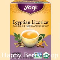 ชา YOGI ORGANIC HERBAL TEA ?⭐Egyptian Licorice⭐? ชาโยคี ชาสมุนไพรออแกนิค ชาเพื่อสุขภาพ จากอเมริกา?? 1 กล่องมี 16 ซอง