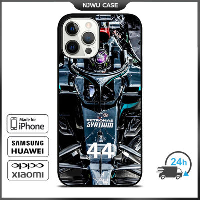 Mercedes AMG  F1 Phone Case for iPhone 14 Pro Max / iPhone 13 Pro Max / iPhone 12 Pro Max / XS Max / Samsung Galaxy Note 10 Plus / S22 Ultra / S21 Plus Anti-fall Protective Case Cover
