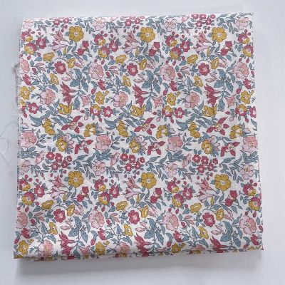 YueJianCao 80S Tissun liberty Cotton Fabric For Kids Baby Sewing Cloth Dresses Skirt DIY Handmade Designer Patchwork Meter