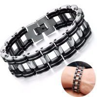 Stainless Steel Biker Mens celet Link Chain Motorcycle Bike Bicycle Chain celets Bangles Jewelry