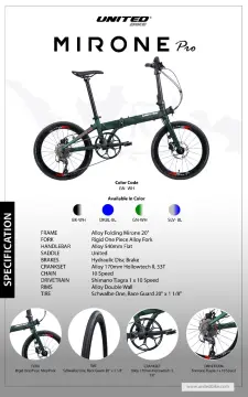 United bike online folding