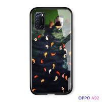 UCUC เคสโทรศัพท์เคสสำหรับ OPPO A92 / A52 แก้วโทรศัพท์กรณีหรูหราAurora S Tarryดาวพื้นที่ปลอกไล่โทนสีปกเคลือบเงากระจกนิรภัยกรณีปลอก