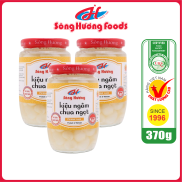 3 Hũ Củ Kiệu Ngâm Chua Ngọt Sông Hương Foods Hũ 370g - Ăn kèm , bún , phở