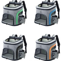 Cat Carrier Bags Breathable Travel Outdoor Multifunction Backpack For Small Dogs Cats Portable Knapsack Foldable Storage Bag