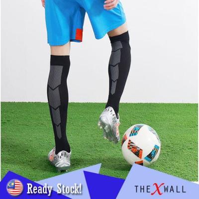 [Knee Long] Football Socks Calf Free Size Adult Kids Children Soccer Men Women Stokin Lutut Bola Sepak