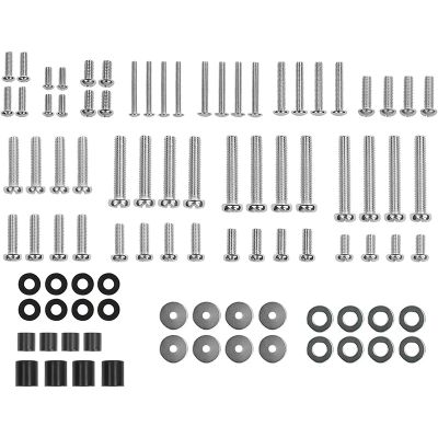 TV Mounting Hardware Kit, Universal VESA Wall Mount Screw, Washer, Spacer Pack (M4 M5 M6 M8) for TV and Monitor Mounting