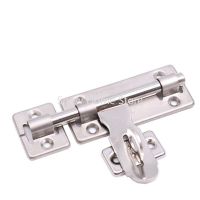 With Lock Bolt Stainless Steel Lock Door Nose Door And Window Door Latch Welding Padlock Surface-mounted Thickened Door Bolt Door Hardware Locks Metal