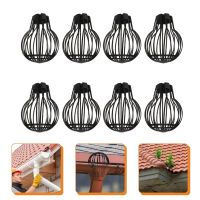 8 Pcs Drain Grill Rooftop Anti-block Cover Round Net Caps Floor Strainer Filter Sink Gutter Downspout Guard The Pipe Traps Drains