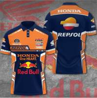 2023 new arrive- Honda Motogp Repsol Honda Unisex polo 3D All Over Print for Mens 07