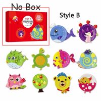 Kids Animals DIY handmade paper cups sticker material kit Children kindergarten school art craft Paper Plate Drawing WYW