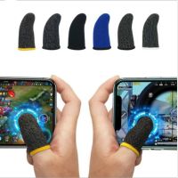 【jw】❆  18-Pin 2pcs Cover Game for Sweat Proof Non-Scratch Sensitive Thumb Sleeve Gloves