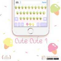 Cute Cute 1 Keyboard Theme⎮(E-Voucher) for Pastel Keyboard App