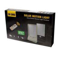 โคมไฟถนน โซล่าเซลล์  โคมไฟโซล่าเซลล์  36SMD Solar Motion Light รุ่น 36SMD-ip67-55a-K4