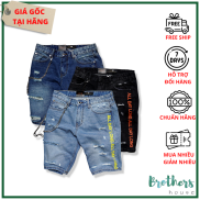 Quần đùi quần short jean Zara cao cấp, phối text bên hông cực bụi