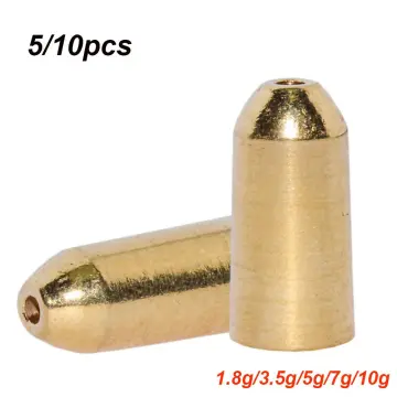 Quality Additional Weight Weights Line Sinkers Brass Hook Connector Copper  Fishing Lead Fall Sinker