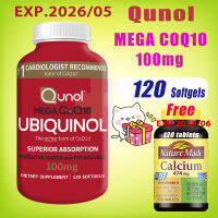 Qunol Mega CoQ10 Ubiquinol 100 mg 120 Softgels