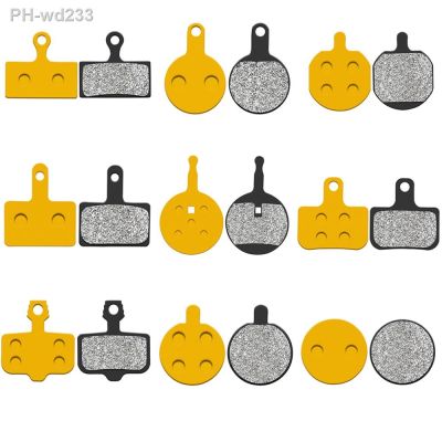 4 Pairs Bicycle Bike Metal Alloy Hydraulic Disc Brake Pads for SRAM AVID HAYES Magura Formula Scooter Cycling Bike Part