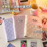 A5 Kpop Binder Photocard Holder Ins Picture Album Book with 20 Inner Pages 3/4 Inch Instax Photo Card Album Student Stationery