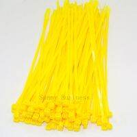 500 Pack Lot Pcs - 8" Inch 3.6x200mm  yellow  40 lbs UV Resistant Nylon Cable Zip Wire Tie