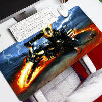 Anime Ghost Rider Super Large 1000x500mm/900x40mm XXL Rubber Mouse Pad Pc Game Tablet mMousepad With Non-Slip Edge Locking